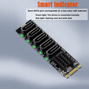 JMB575 5-Port Expansion Card M2 NGFF B-Key SATA to SATA 3 Adapter Cards Chipset