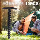 Ground Nails Screw  Stakes Pegs Hiking Tent Stakes Pins Tent Accessories