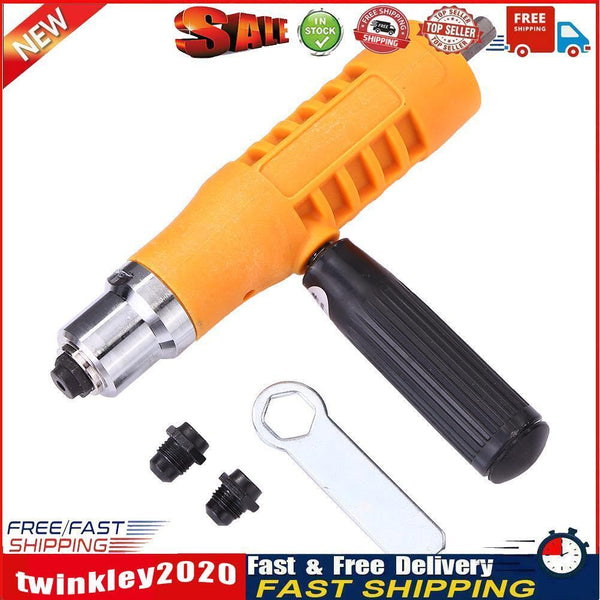 Electric Rivet Nut Gun Riveting Tool Cordless Insert Riveter Adapter Kit Newly