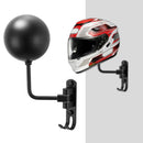 Motorcycle Helmet Rack 180 Degree Rotation Helmet Storage with Hooks (A) Newly