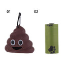 Fecal Shape Pet Waste Bag Dispenser Dog Dispenser Poop Bag Cat Trash Carrier