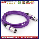 HiFi Zinc Alloy 3Pin XLR Male to XLR Female Balanced Audio Cable Splitter W