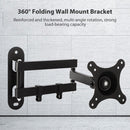 360 Rotating Aluminum Alloy Stand Tablet Support Black for Amazon Echo Show 15