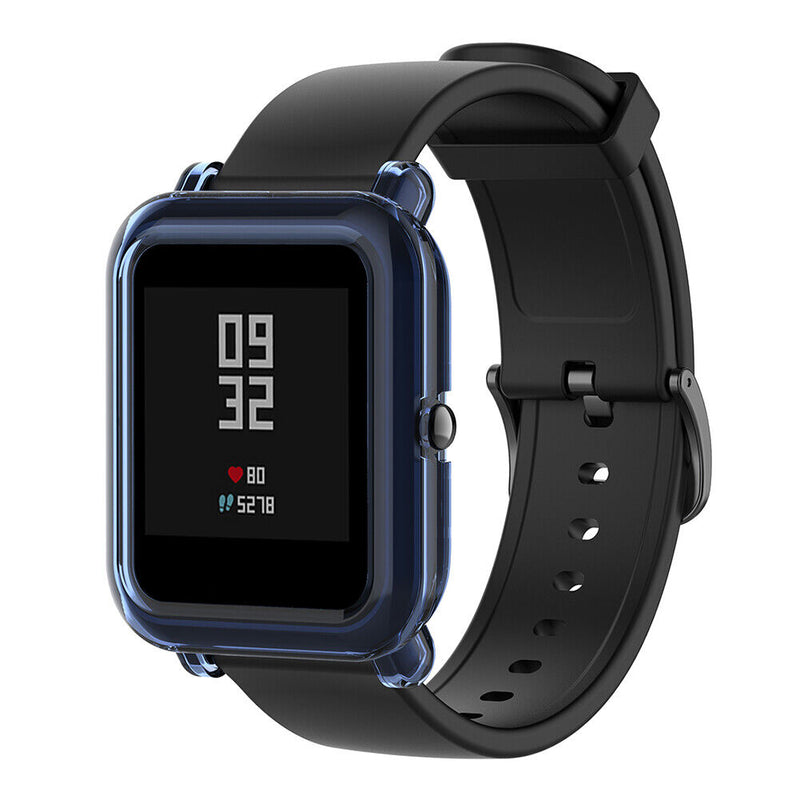 Soft TPU Protective Case Cover Shell for Amazfit Bip S Smartwatch (Blue) Newly