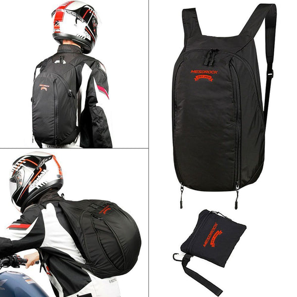 Waterproof Cycling Backpack Portable Equipment Bag Motorcycle Helmet Bag