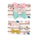 Fashion Hair Accessories Headwrap Floral Elastic Cotton Bowknot Baby Headband