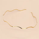 Party Accessories Metal Headdress Wave Bending Hair Hoop Thin Headbands