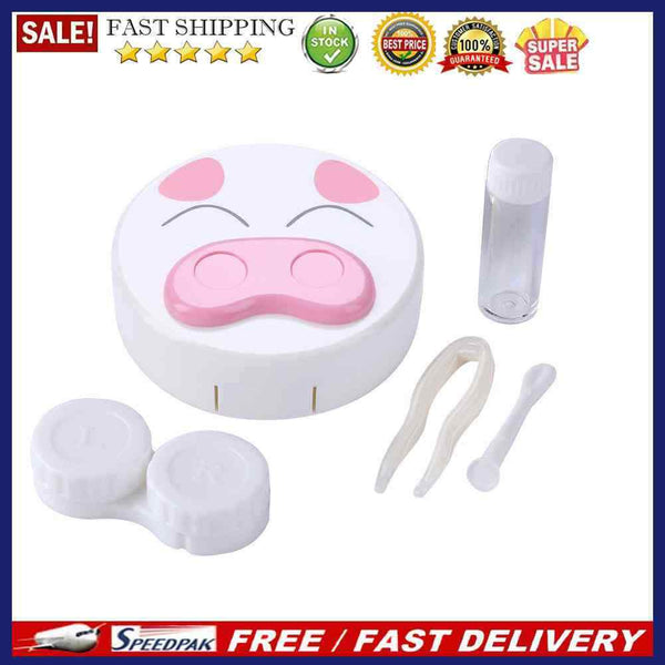 Contact Lens Case Unique Storage Travel Portable Holder Boxes Travel Kit