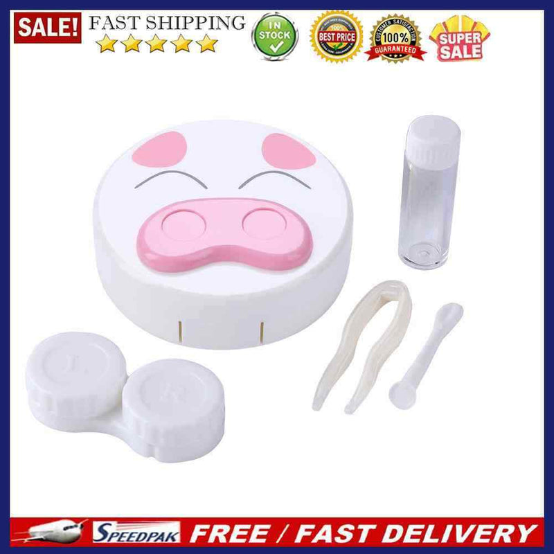 Contact Lens Case Unique Storage Travel Portable Holder Boxes Travel Kit