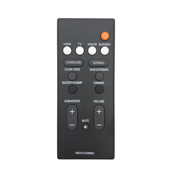 Remote Control FSR78 ZV28960 For Yamaha YAS-106 YAS-207 ATS-1060 ATS-1070