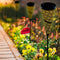 Solar Powered LED Garden Lights Posts Waterproof Outdoor Yards Path Lightings