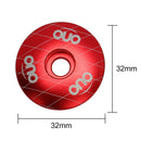 OUO MTB Mountain Bike Headset Bowl Cover Ultralight Stem Top Caps (Red) Newly