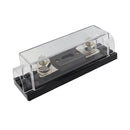 Bolt-on Fuse Holder Transparent Cover Auto Fuse Box High Temperature Resistance