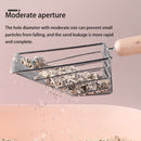 Cat Litter Shovel Wooden Handle Pet Toilet Cleaning Poop Scooper (Metal) Newly