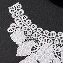 Embroidered Lace Lace Fabric Applique Embroidery Collar Neckline Accessories