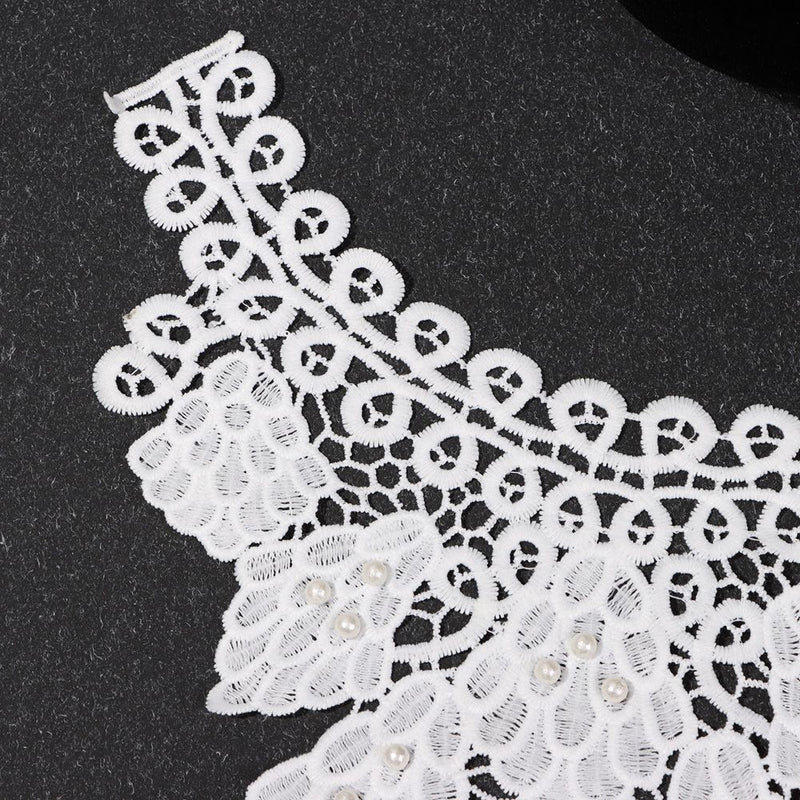 Embroidered Lace Lace Fabric Applique Embroidery Collar Neckline Accessories