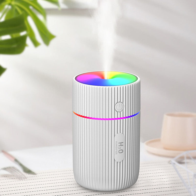 Portable Colorful Mini USB Car Humidifier Mist Maker Air Purifier (White)