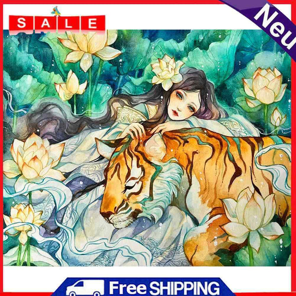 Oil Paint By Numbers Wall Art Posters Picture Craft Kit Gift Home Room Decor