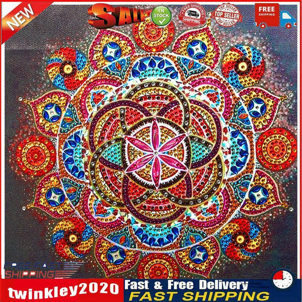 5D DIY Partial Special Shaped Drill Diamond Painting Mandala Decor (YK184) Newly