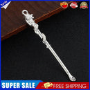 Portable Brass Ear Wax Pickers Keychain Pendant Ear Picks Spoon Curette (C)