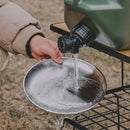Camping Plate Stainless Steel Tableware Food Container Picnic Dish (14cm) Newly