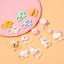 Silicone Straw Plug Drinking Dust Cap Cartoon Plugs Cover Cup Accessories