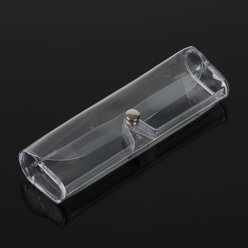 Transparent Women Portable Glasses Box Plastic Glasses Holder Eyeglasses Case