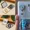 Hooks Square Buckle Phone Hooks DIY Pendant Metal Buckle Mobile Phone Holders
