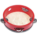 Educational Red Musical Tambourine Beat Instrument Hand Drum Kids
