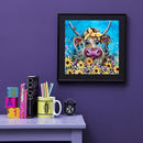 5D DIY Diamond Painting Full Round Drill Flower Calf Wall Decor Rhinestone