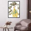 Partial Cross Stitch 14CT Rose Gate Counted Embroidery DIY Needlework Kits Craft