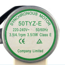 Synchronous MOTOR 50TYZ-E 220V-240V ~ Motor for Ice Cube Machine Accessories