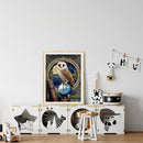 40x50cm Cross Stitch Full Embroidery Kit Owl Animal Home Art Decoration Stamped