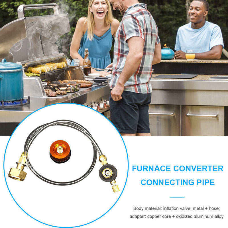 Outdoor Camping Gas Stove Refill Adapter for Cylinder Tank Coupler Equipment