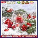 5D Kit Rhinestone Pictures DIY Christmas Heart Full Round Drill Diamond Pai