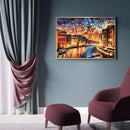 Sunset Street View 5D DIY Full Round Diamond Painting Rhinestone Mosaic Han