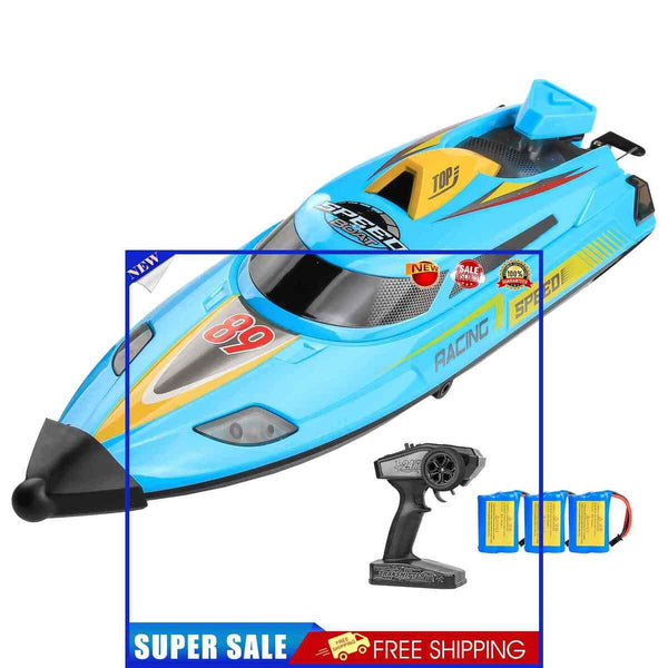 #A High Speed Remote Control Boat  Self Demonstration Loss Protection for Childr