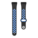 Watch Strap for HUAWEI HONOR Band 6 TPU Bracelet Wristband (Black Blue) Newly