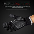 1 Pair Winter Anti-Brief Bike Cycling Fleece Gloves Windproof Full Finger Center