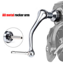 Universal Metal Fishing Spinning Reel Handle Fishing Reels Rocker Arms (L) Newly