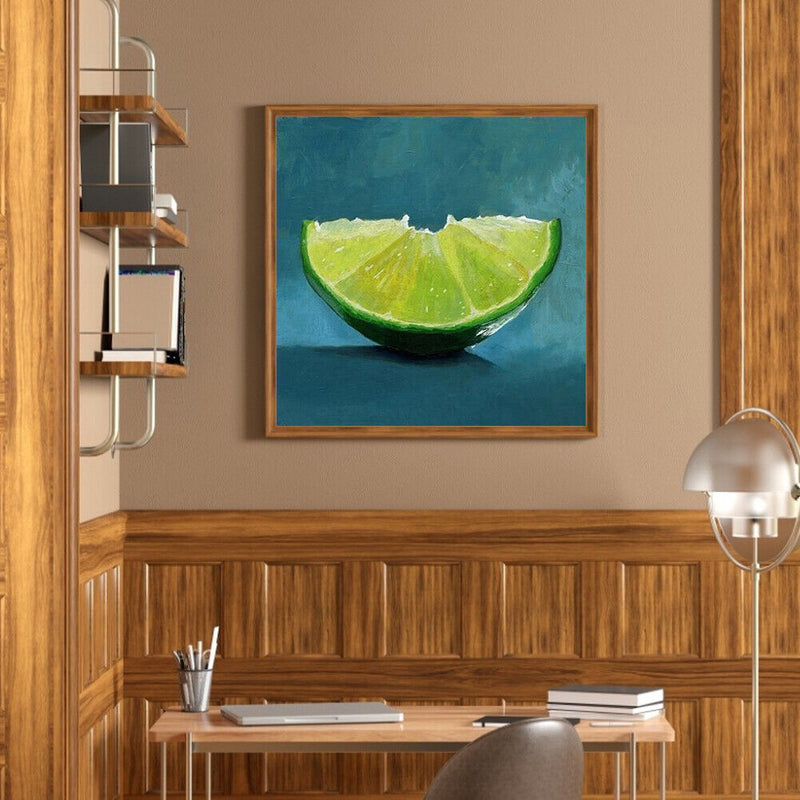 Lemon Frameless Picture Oil Paint By Numbers Hand Painted Picture for Bedroom