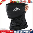 Summer Ice Silk Bicycle Bandana Face Tube Cycling Sunscreen Scarf (Black)