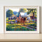 DIY Paint By Number Kit Farm Scenery No Frame for Home Decoration Art Gift