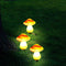 LED Luminous Mushroom Solar Lights Outdoor Garden Waterproof Lawn Stakes Lamps