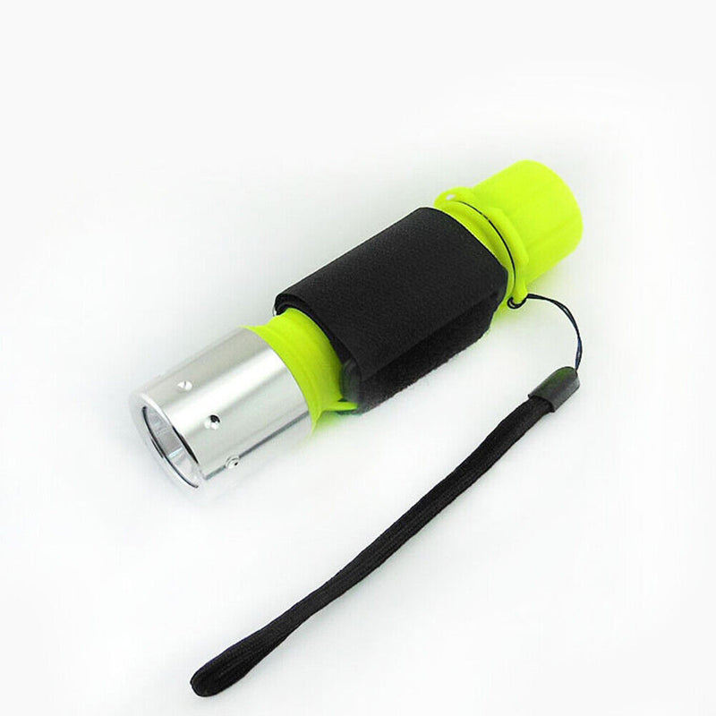 Waterproof 3 Mode XM-L2 T6 Flashlight 18650/AAA Battery Power for Scuba Diving