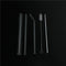 Wedding Transparent Reusable Clean Brush Glass Straws Straight Bent Plastic Box
