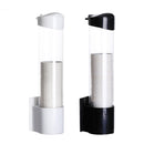 5pcs Disposable Cup Rack Dust-proof Cups Dispenser Plastic(Black)