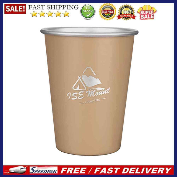 Outdoor Camping Water Cup Stainless Steel Travel Hiking Milk Coffee Tea Mugs