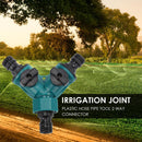 Garden Hose Pipe Splitter Plastic Water Quick Connector Irrigation Tool