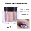 7 Colors Shimmer Eye Shadow Powder Makeup Pigment Highlighter Eyeshadow (3